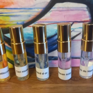 Rituals splitpaket  - 5 stycken 3 ml splittar i dofterna Cloudscape, Soleil d'or, Ocean infini, Ciel rouge, Reve de Hanami 