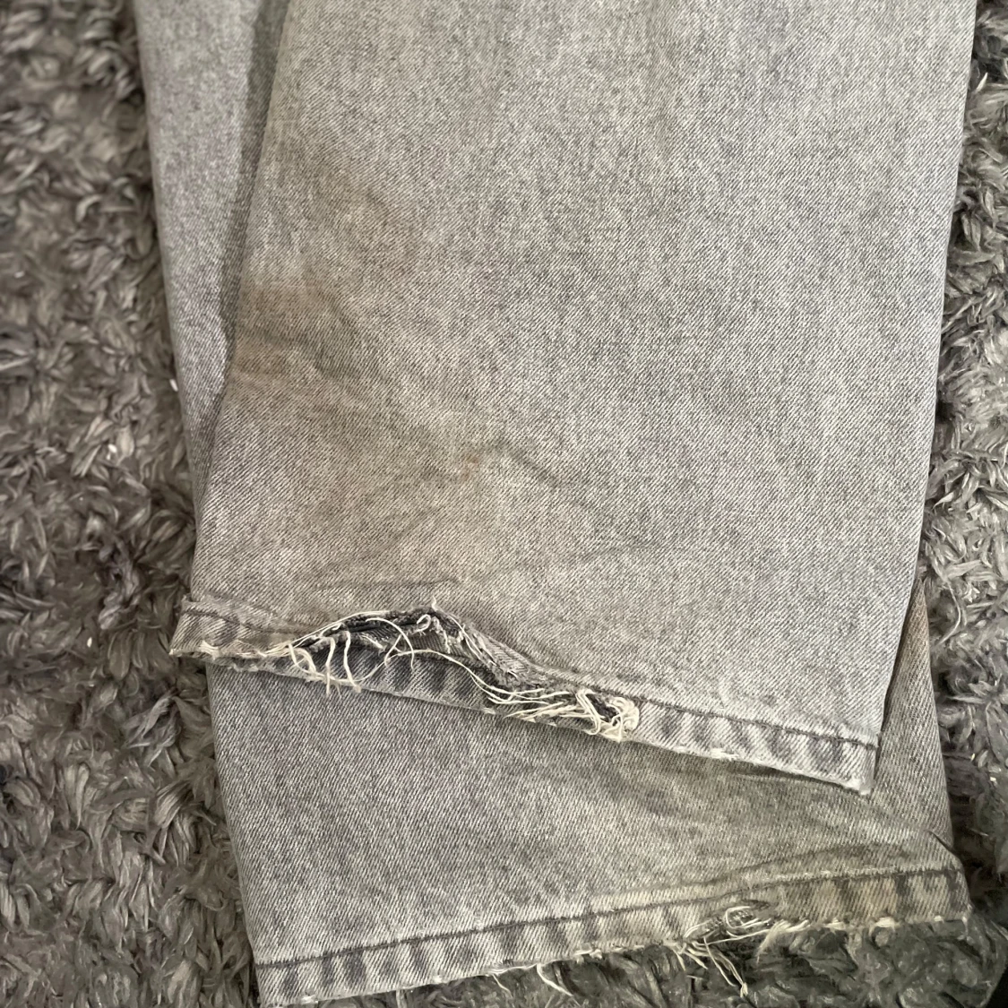 Grå jeans från 157, straight fit - 1