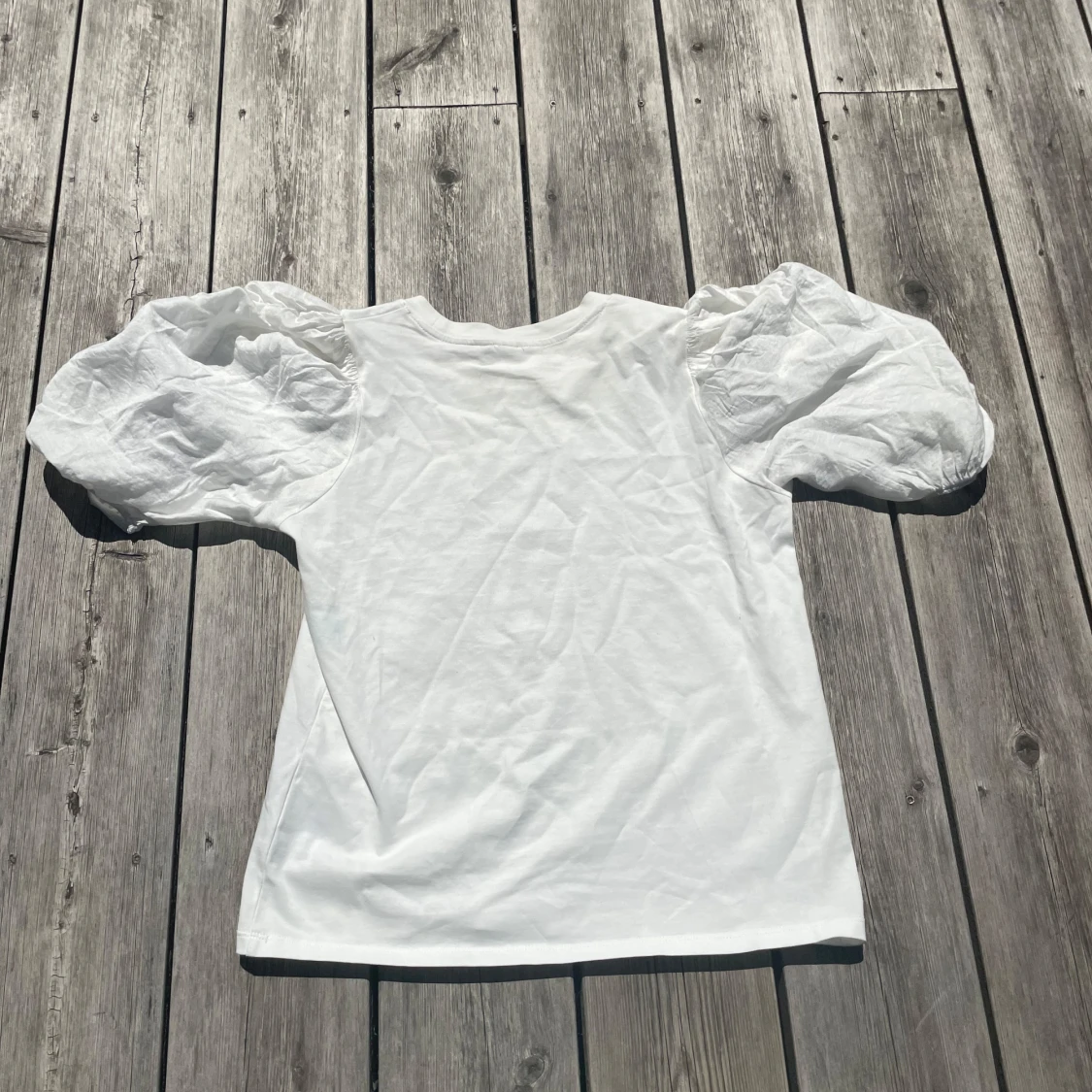 Vit puffärm blus från Kappahl - 2