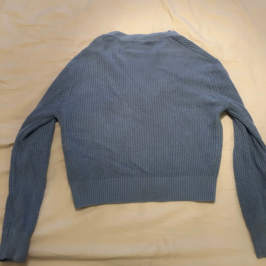Blå stickad kofta från lager157 - 1
