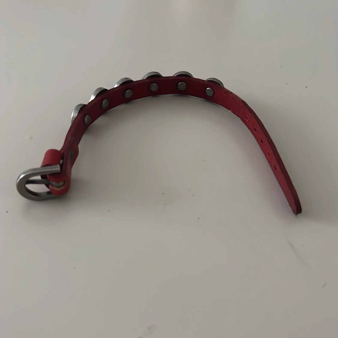 Rött läderarmband från Diesel - 1