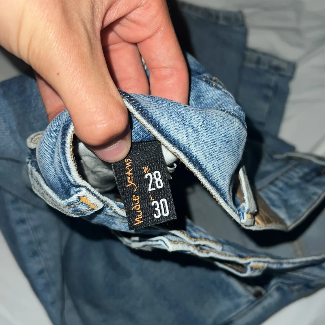 Ljusblå jeans från Nudie Jeans, 28/30 - 1