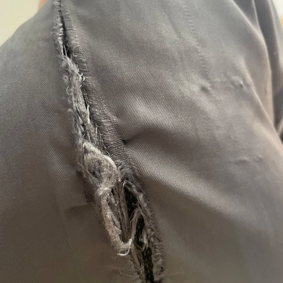 Grå/grön pälsjacka - Mango - 3