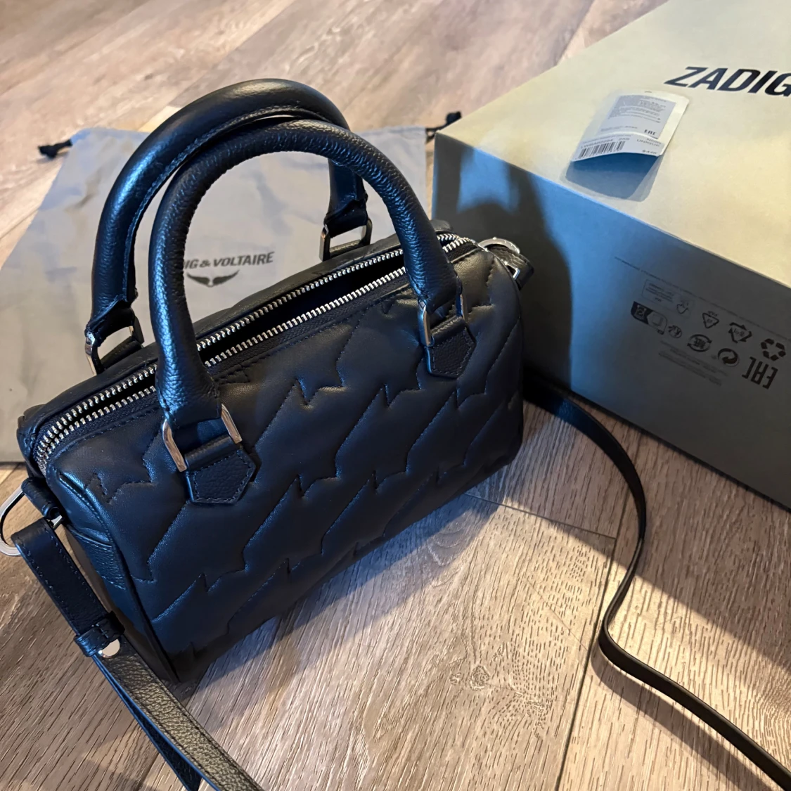 Svart handväska Zadig & Voltaire skinn - 4