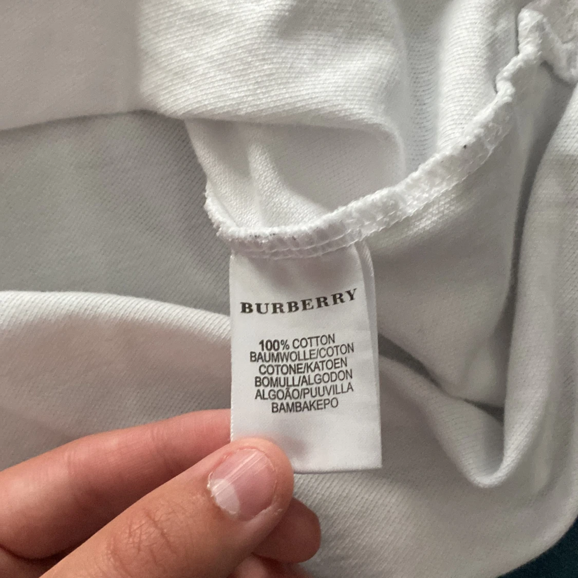 Vit pikétröja från Burberry - 3