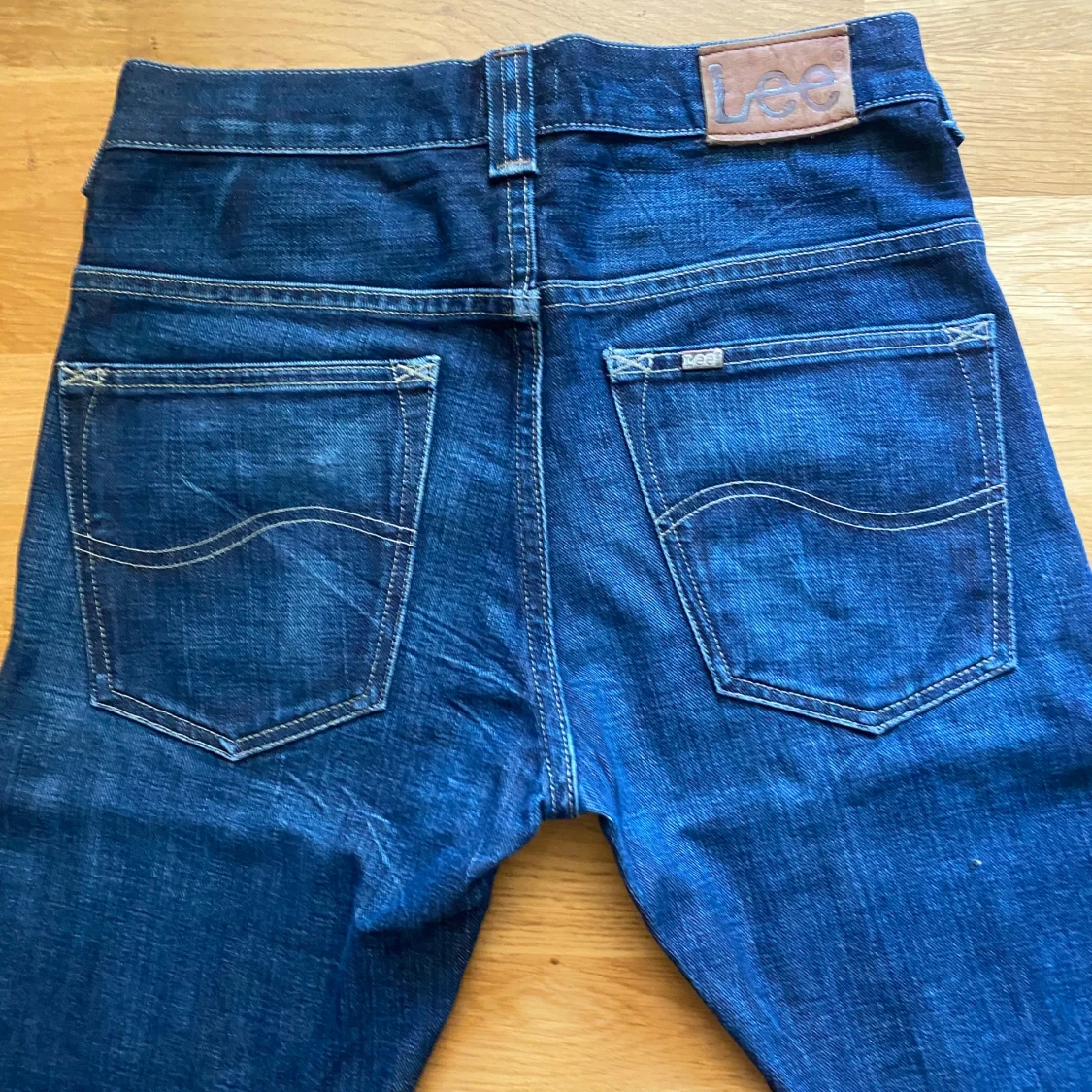 Mörkblå Lee jeans straight fit - 3