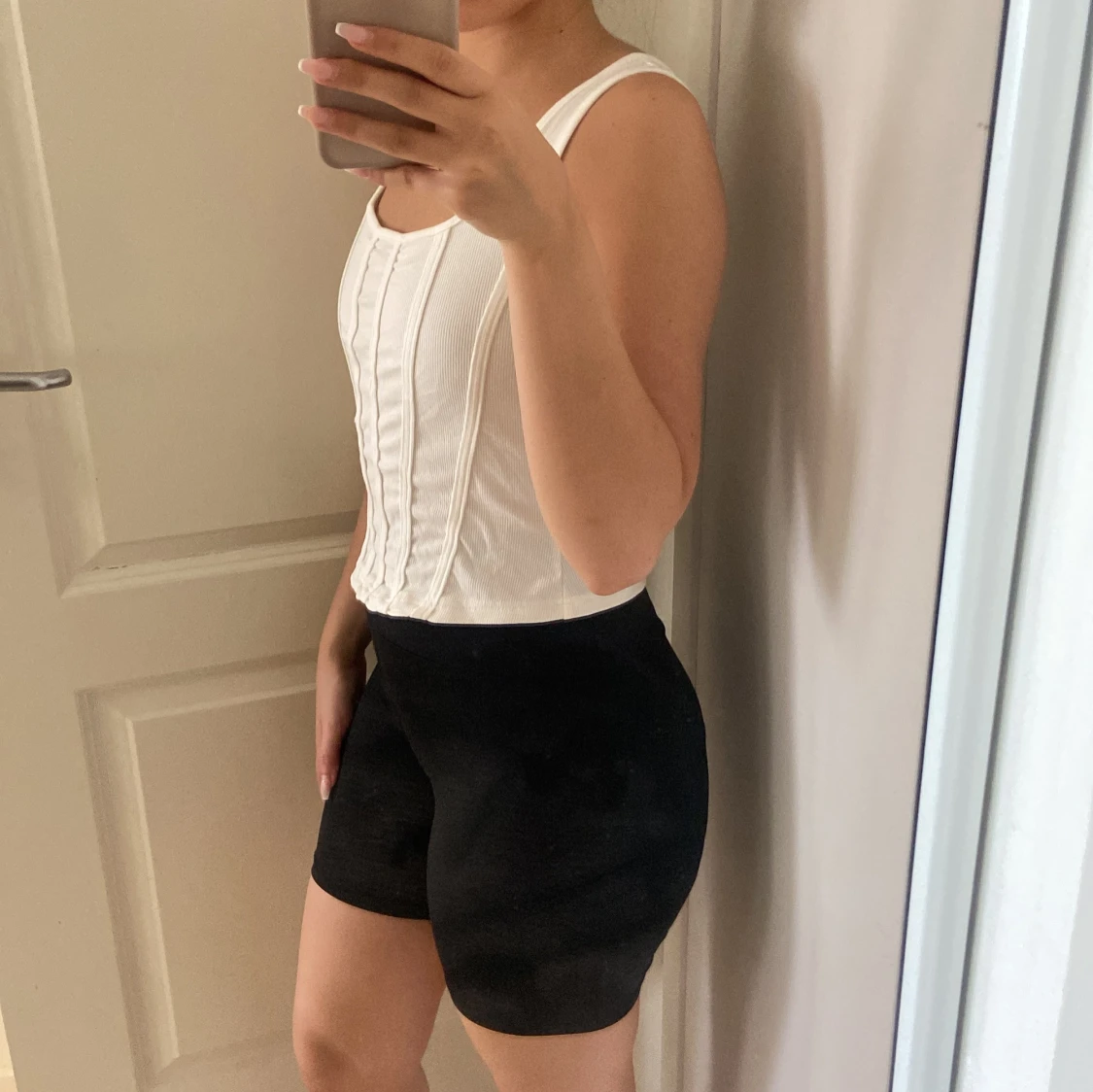 Vit korsett-topp från Dazy XL - 1