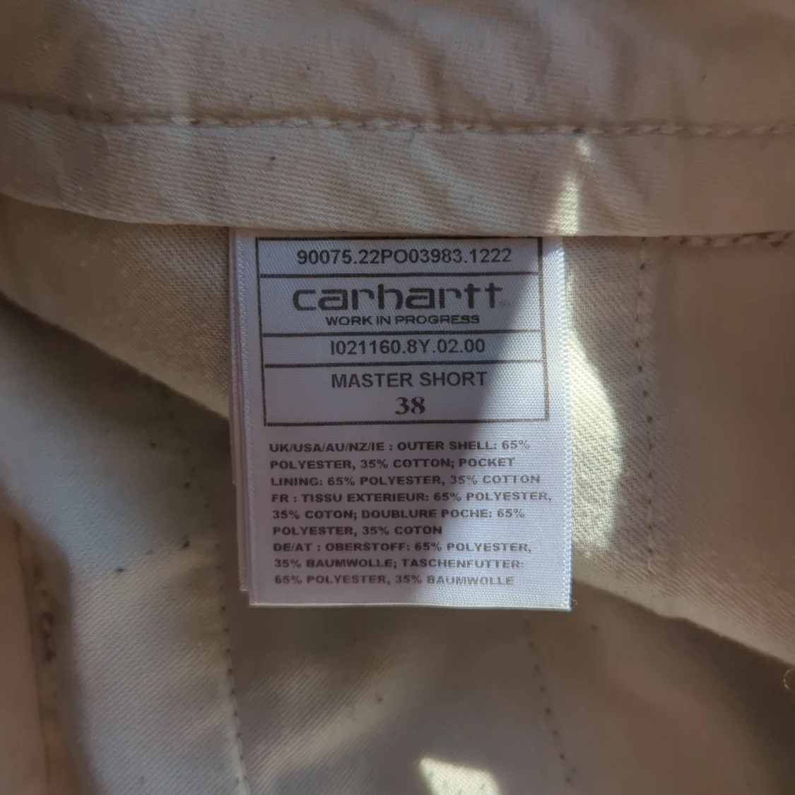 Beige master shorts från Carhartt - 2