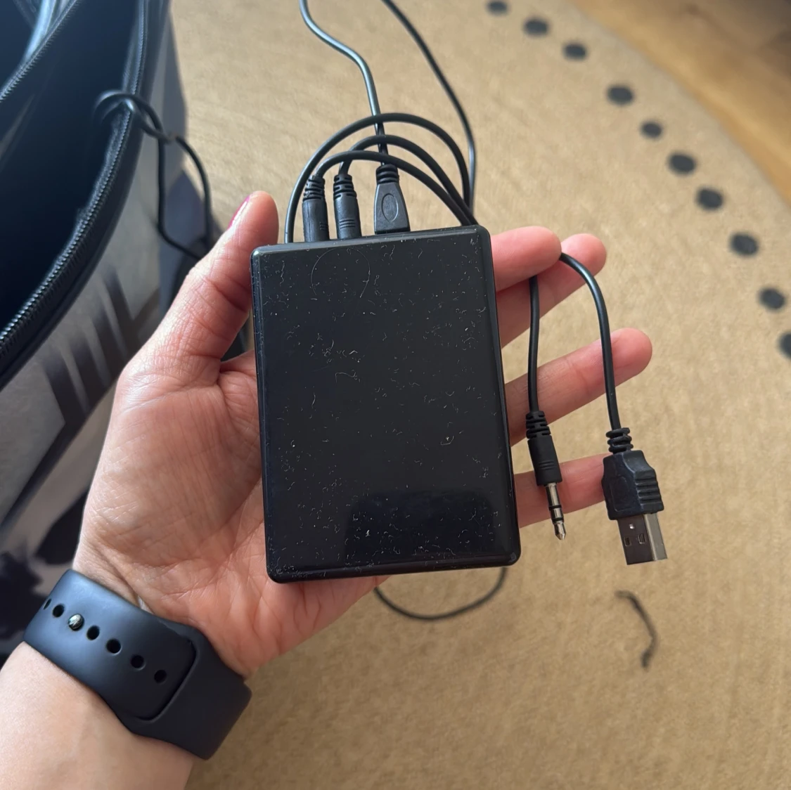 Portable Bag with Built-in Speakers – AUX & USB  - 3