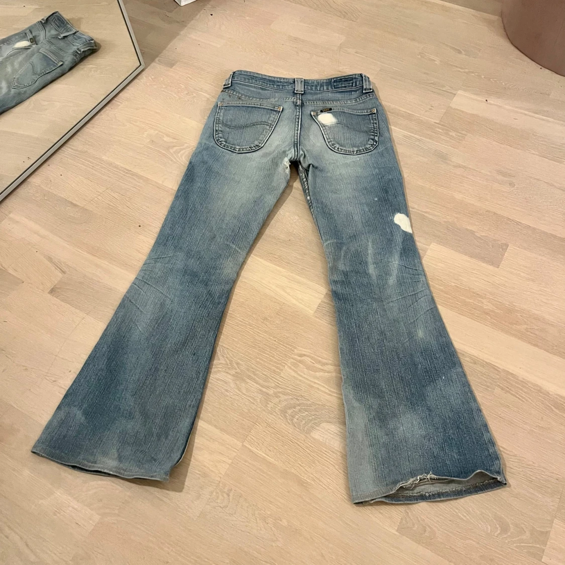 Lågmidjade bootcut jeans  - 3
