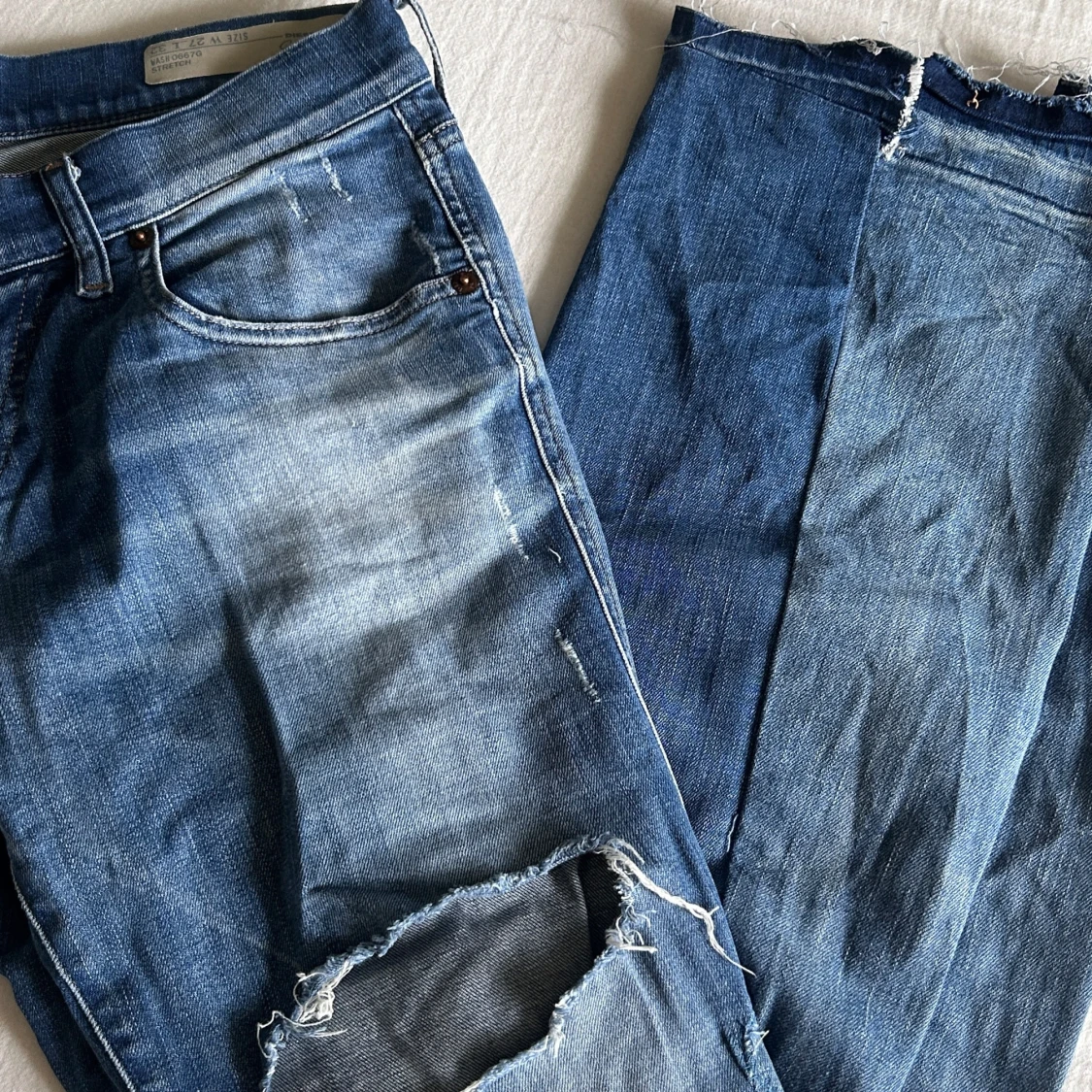 Diesel Belther slitna blå jeans W27 L32 - 2