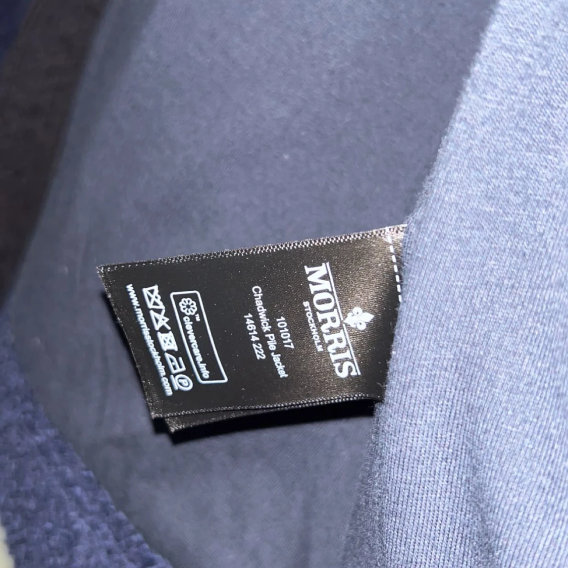 Mörkblå teddyjacka från Morris - 2