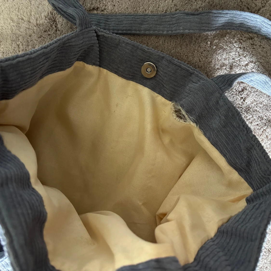 Grå/blå manchesterväska - 2