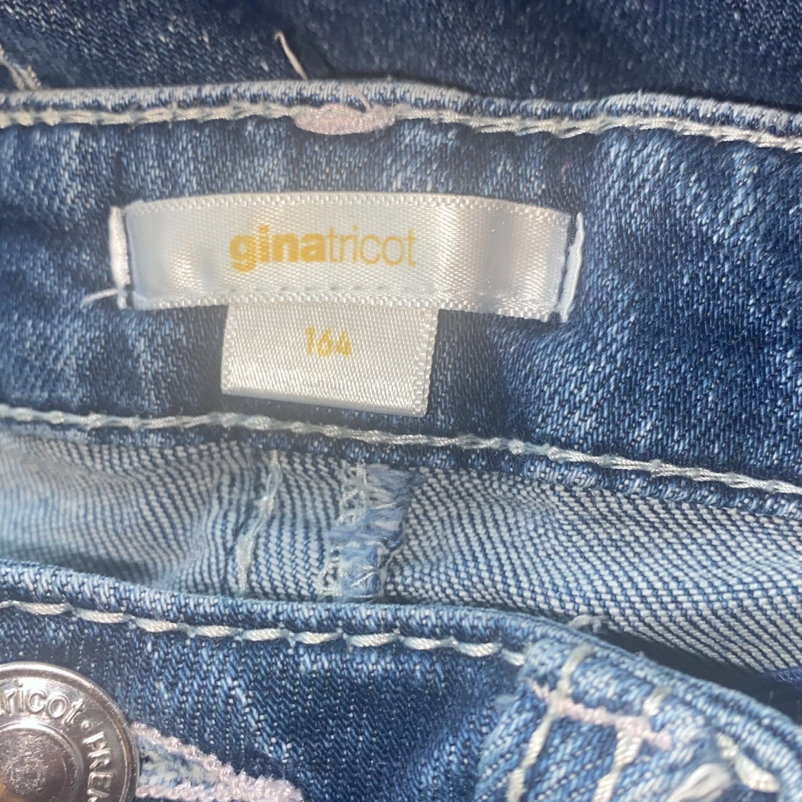 Blå bootcut jeans Gina Tricot 164 - 3
