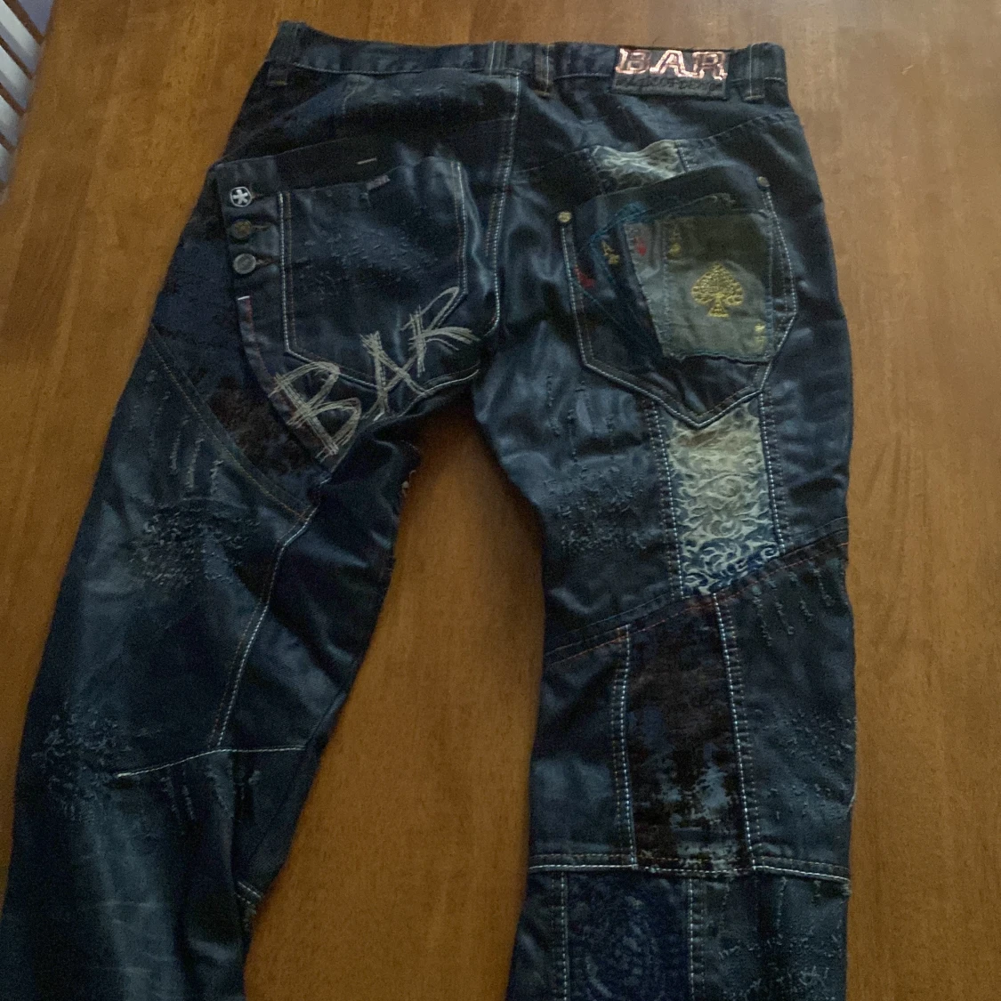 BAR Magic of Denim patchade jeans 34 - 1