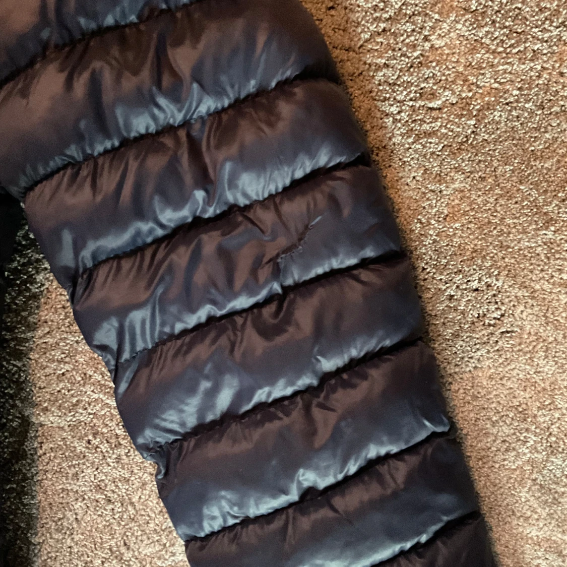 Mörkblå Moncler dunjacka - 4