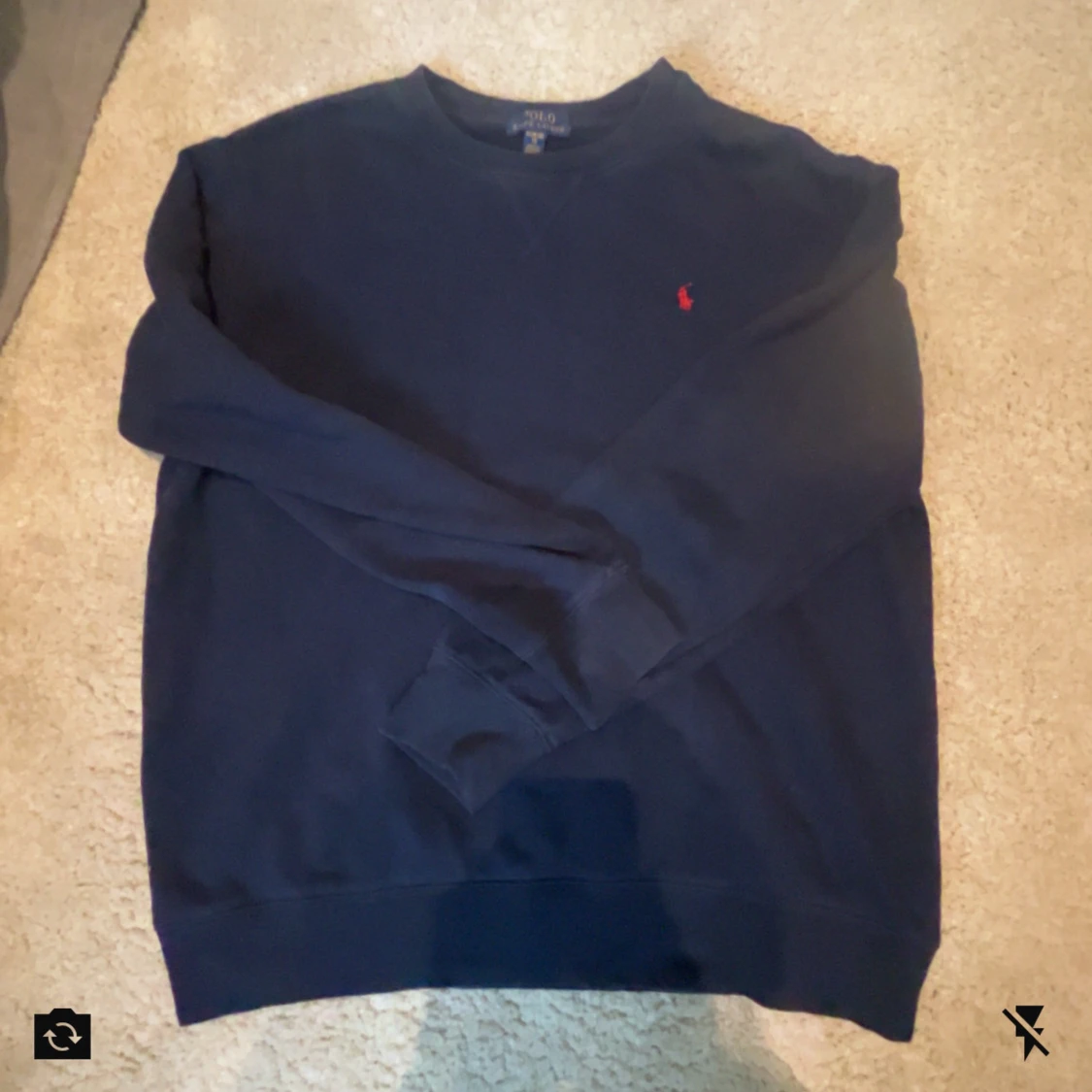 Mörkblå sweatshirt från Polo Ralph Lauren