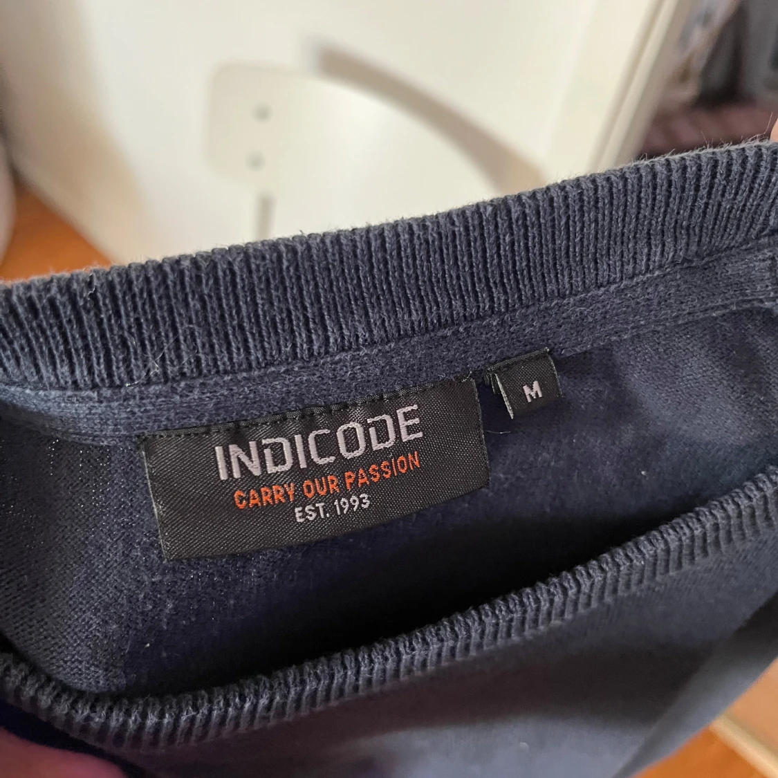 Mörkblå långärmad tröja Indicode - 1