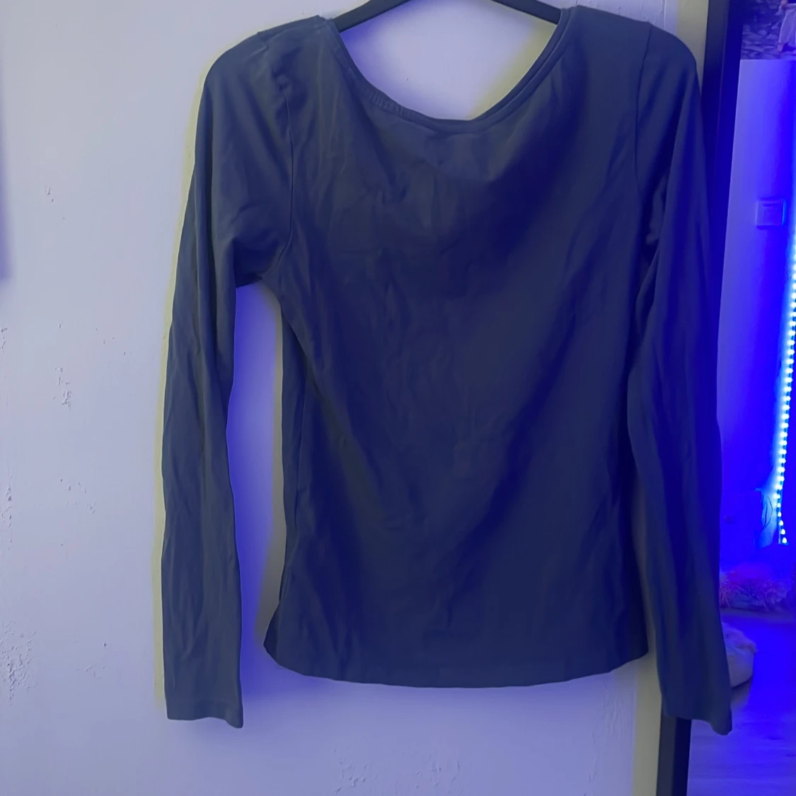 Mörkblå långärmad topp från 157 - 1