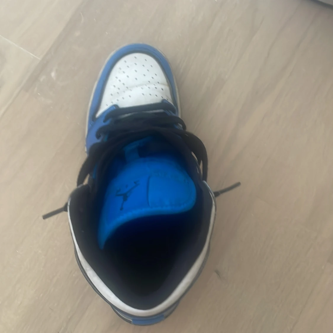 Nike Air Jordan 1 Low blå/vit - 2