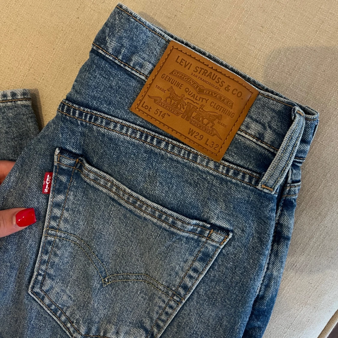 Levi's 514 blå jeans W29 L32 - 1