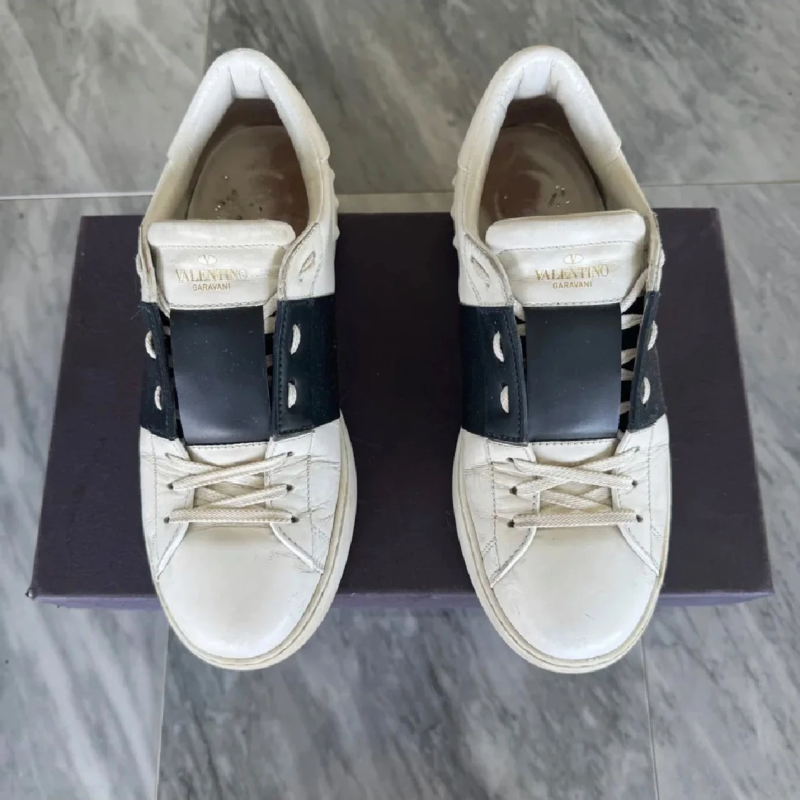 Valentino Garavani Open sneakers vit/svart - 1