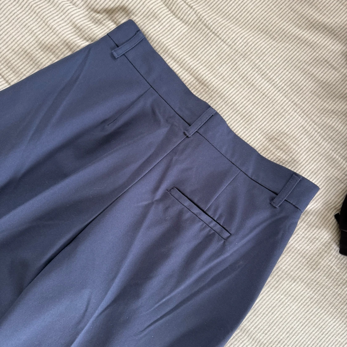 Mörkblå kostymbyxor Pull&Bear S - 3