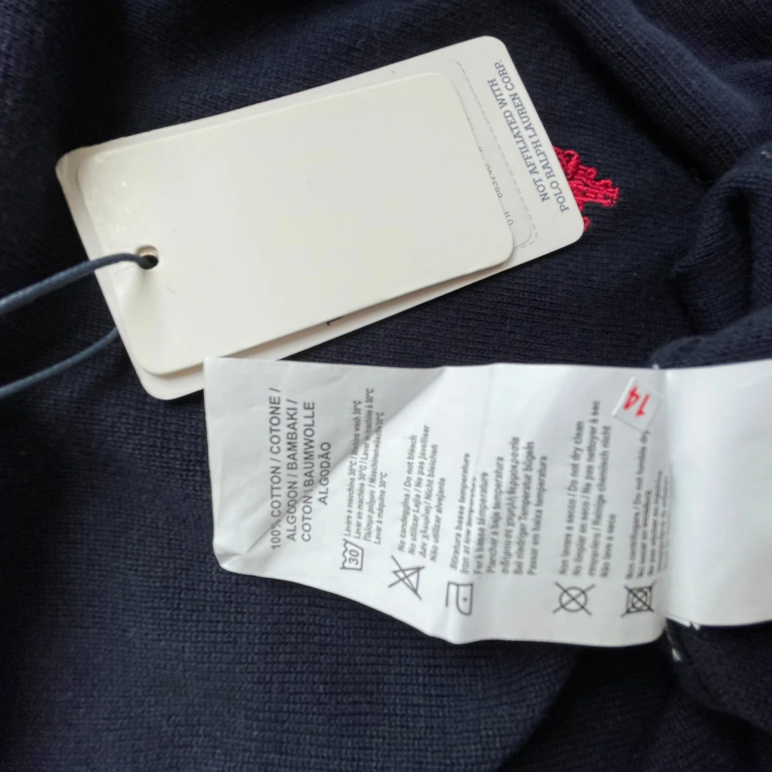 Oanvänd stickad US Polo Assn. tröja - 3