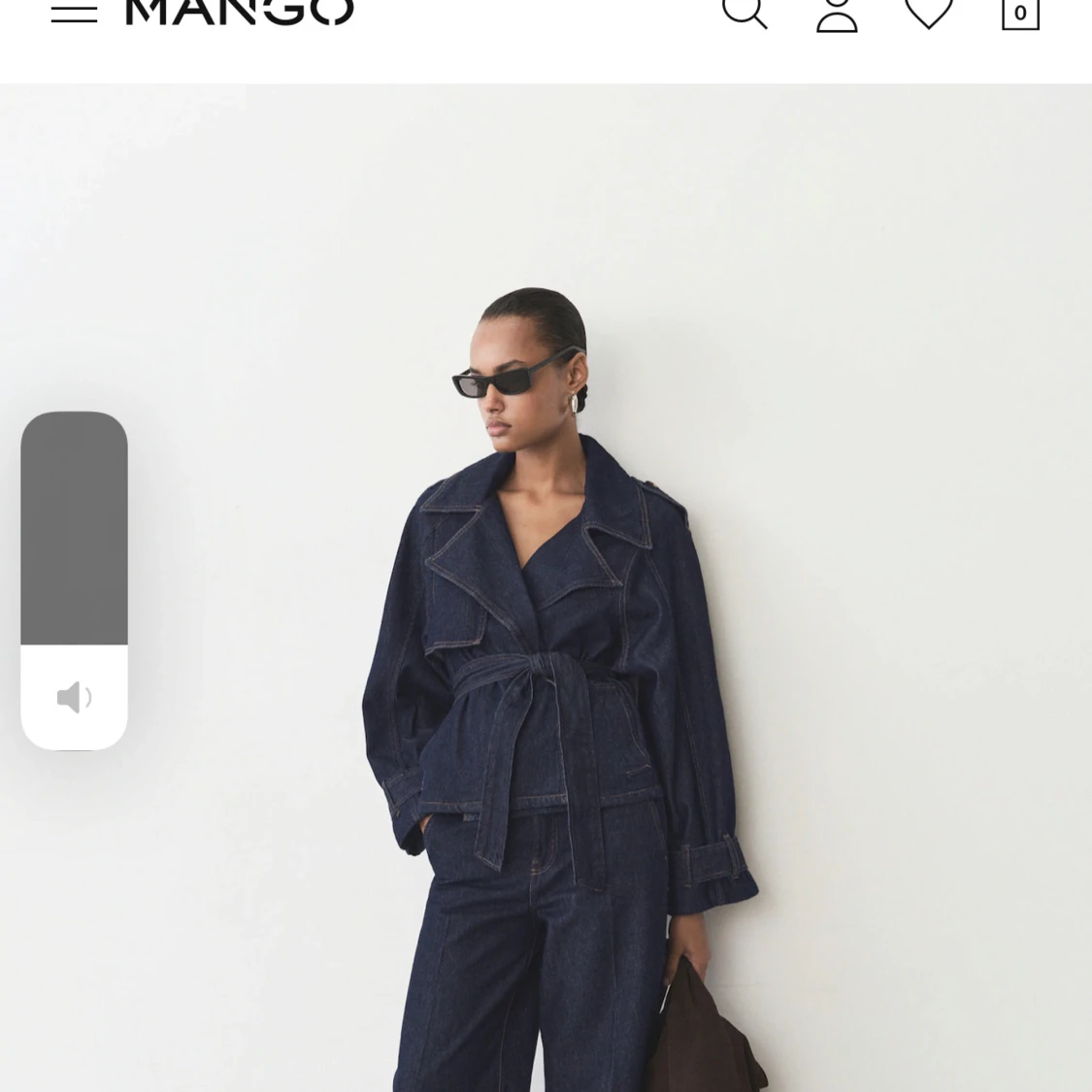 SÖKER Mörkblå jeansjacka från Mango - 1