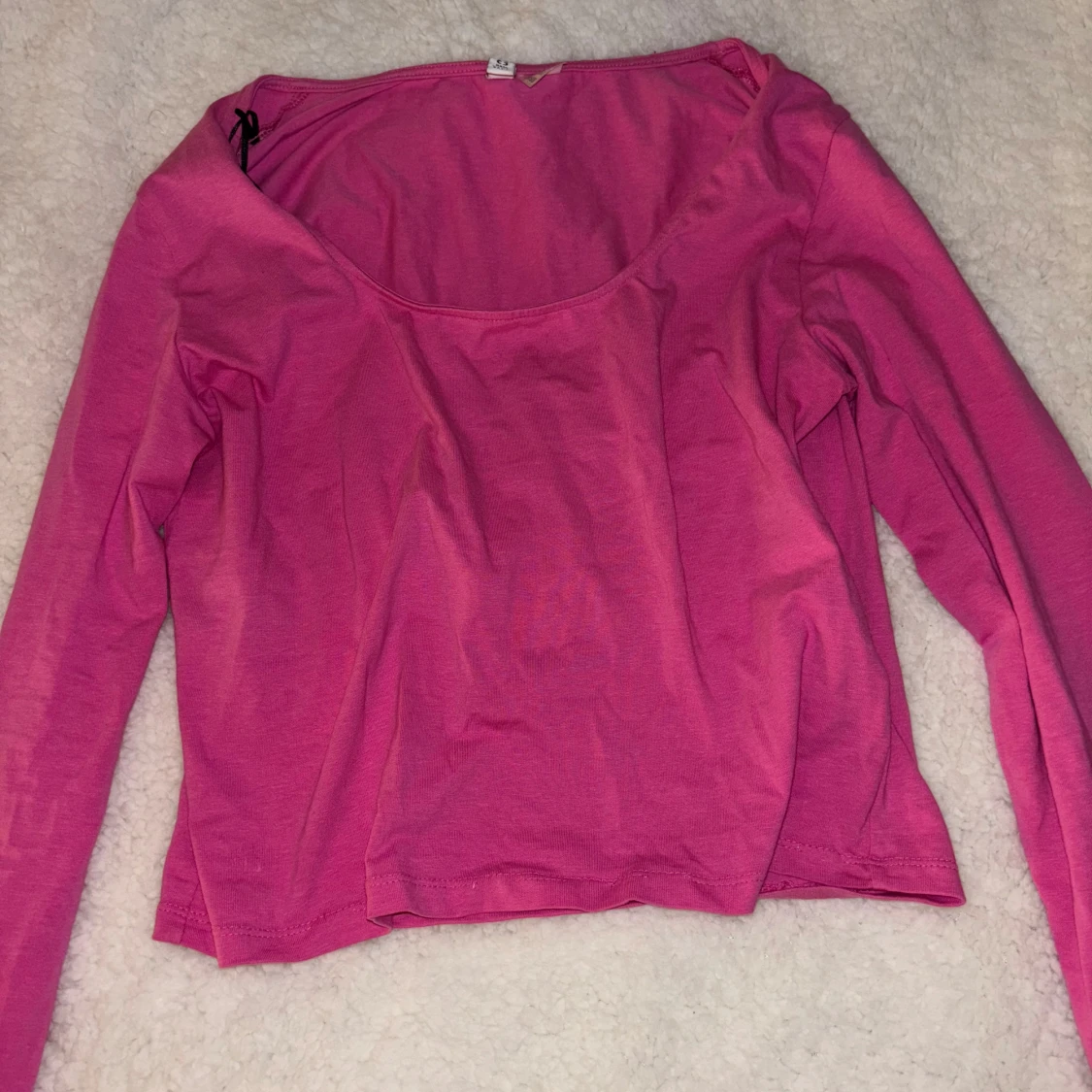 Rosa långärmad topp