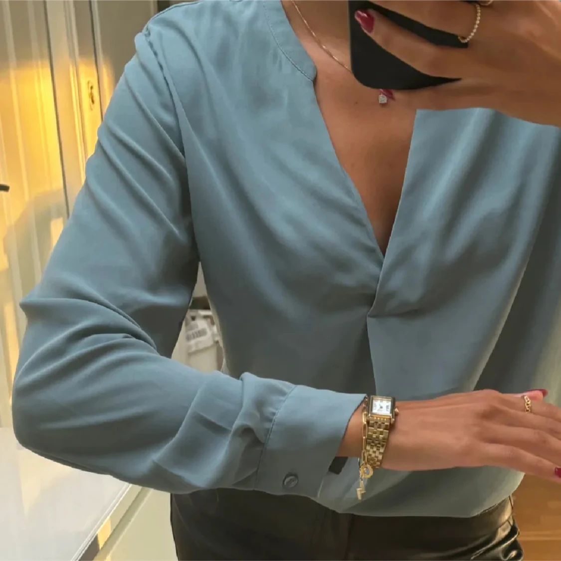 Blus i härlig vårfärg - 2