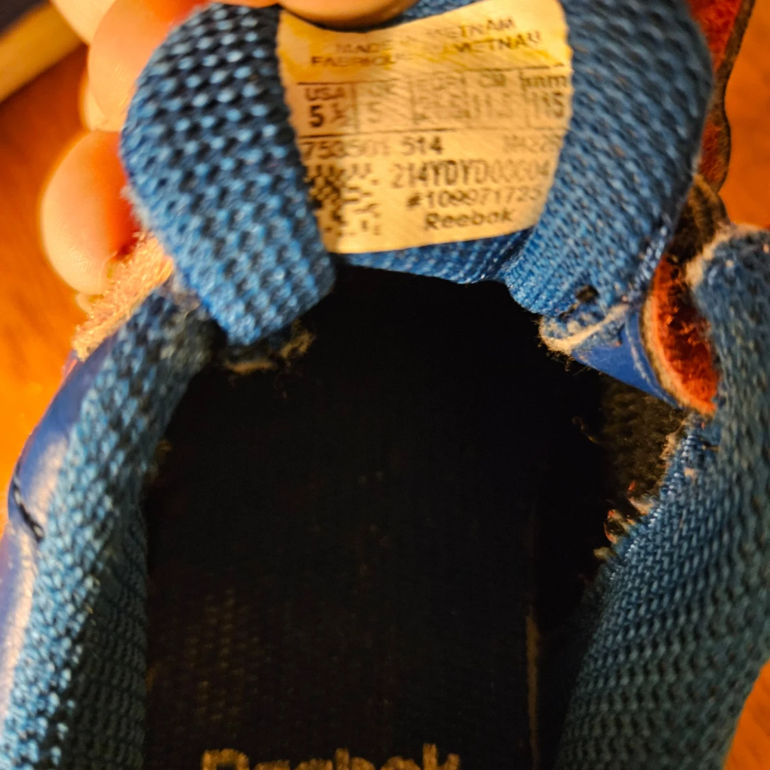 Blå barnskor från Reebok - 2