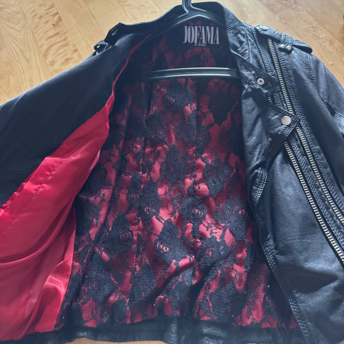 Svart skinnjacka från Jofama - 1