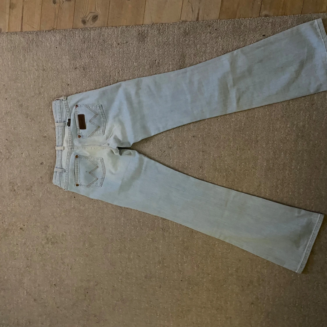 Ljusblå bootcut jeans - 3