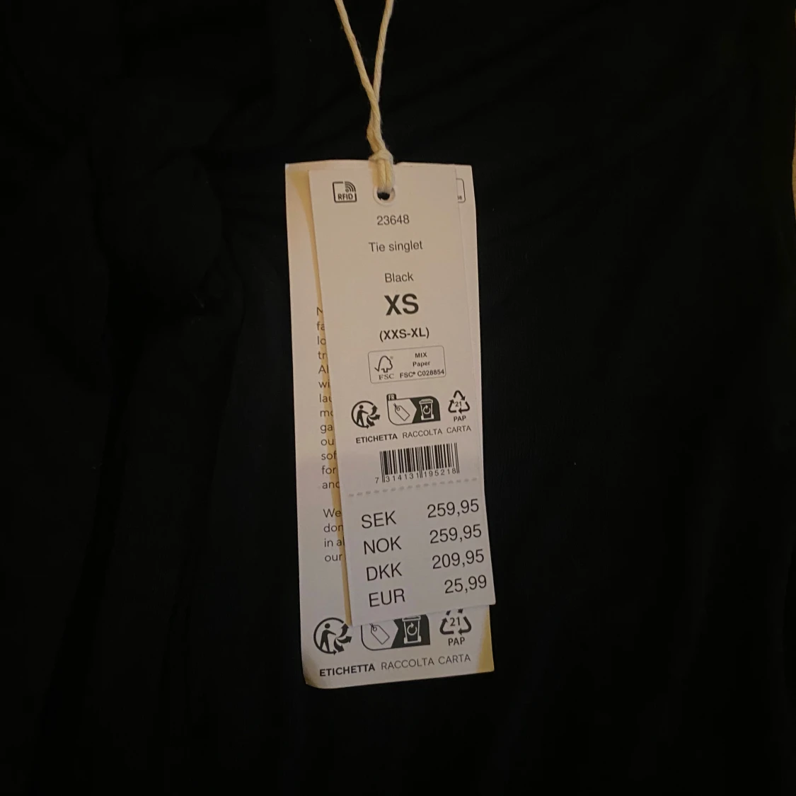 Svart knytlinne från Gina Tricot - 2