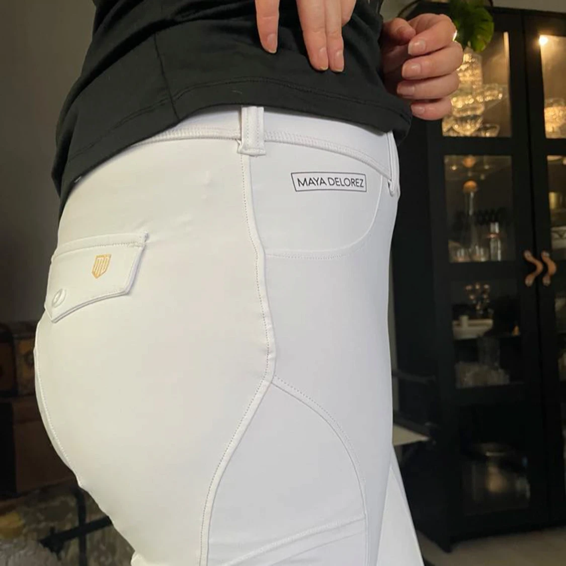 Vita ridbyxor från Maya Delorez