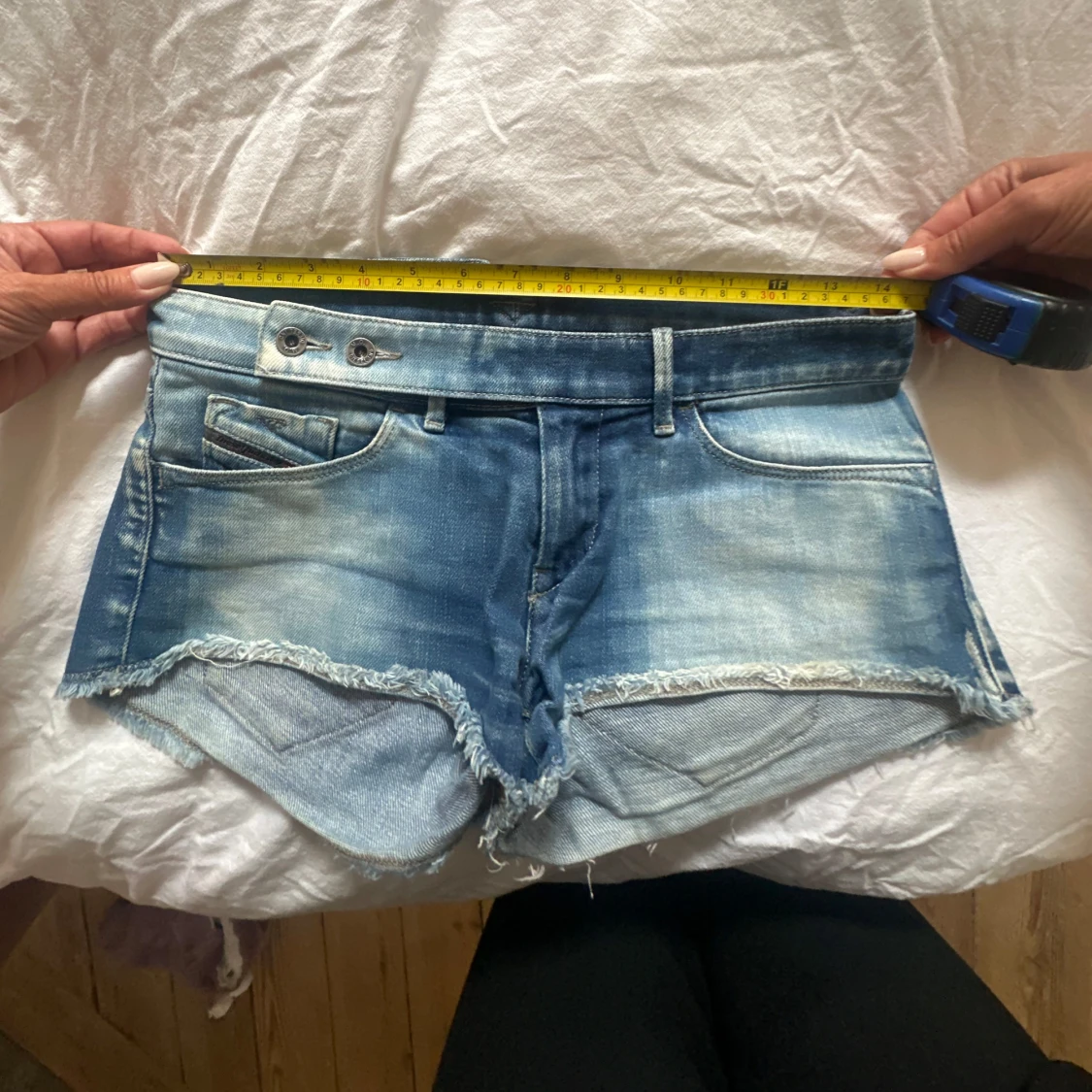 Blå jeansshorts från Diesel - 3