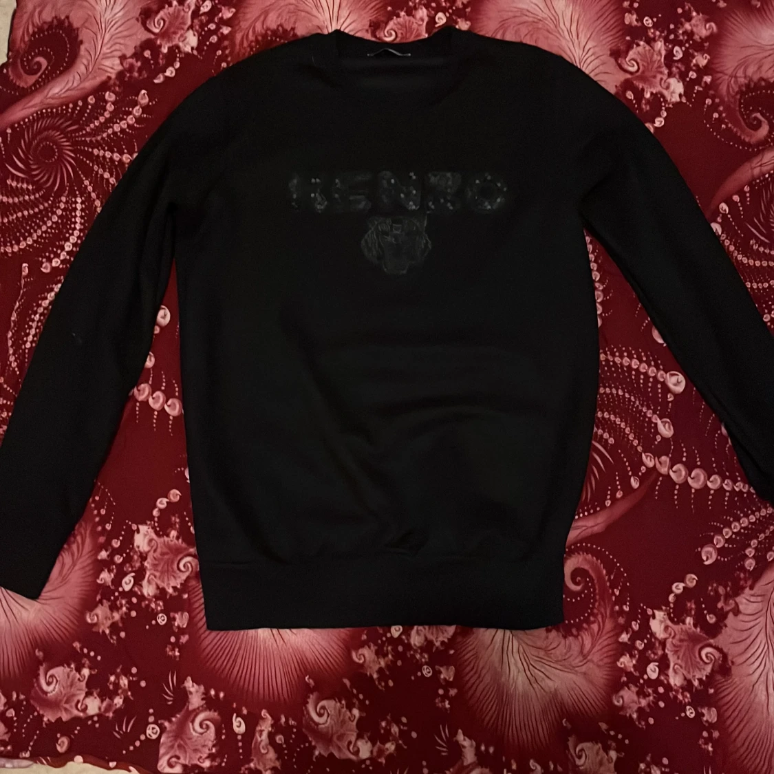 Svart Kenzo sweatshirt med logga
