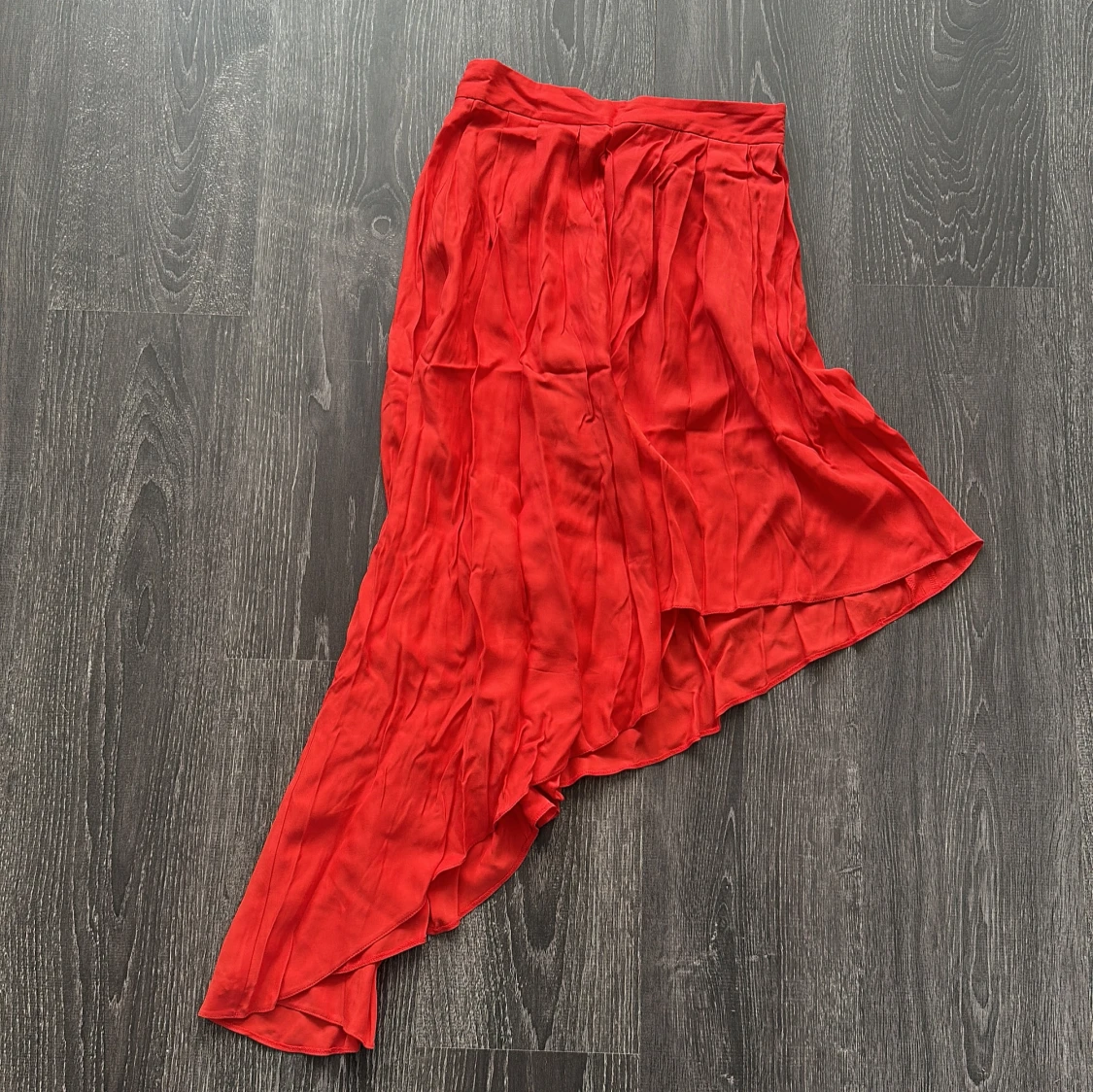 Röd omlott långkjol från H&M - 3