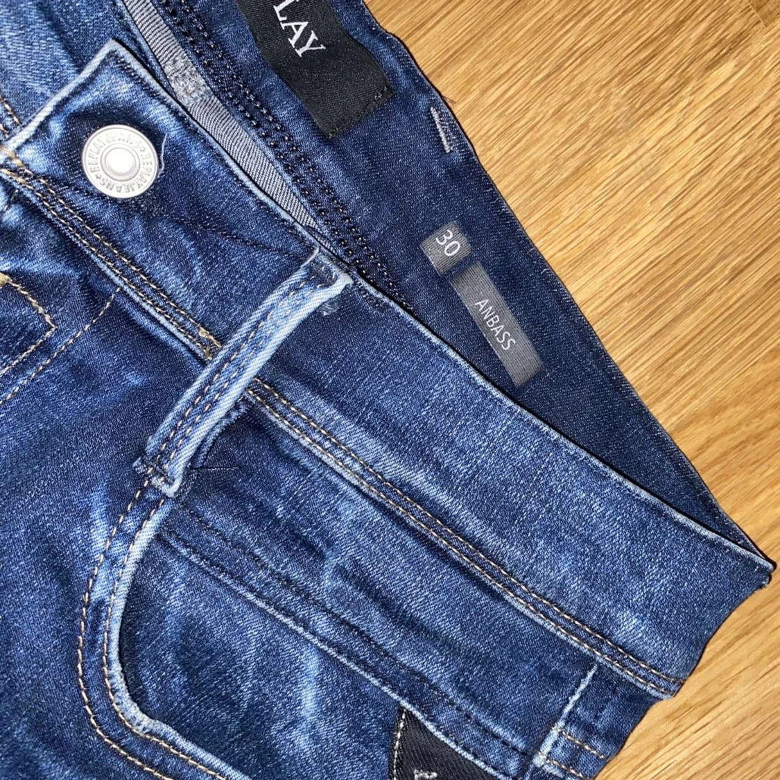 Replay Anbass jeans blå, stl 30 längd 32  - 2