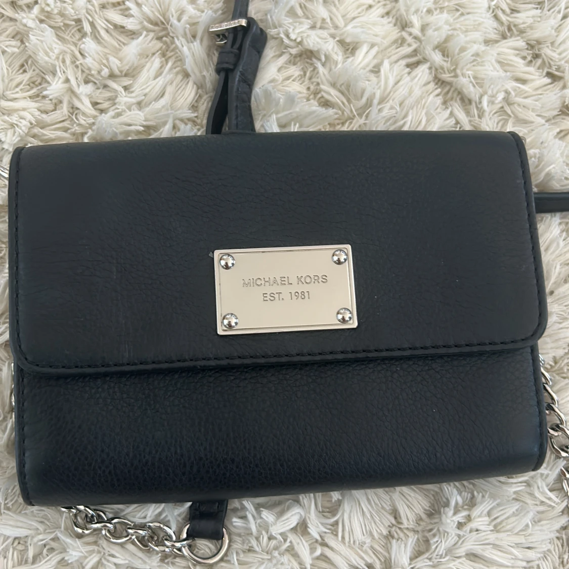 Svart axelväska Michael Kors skinn - 4