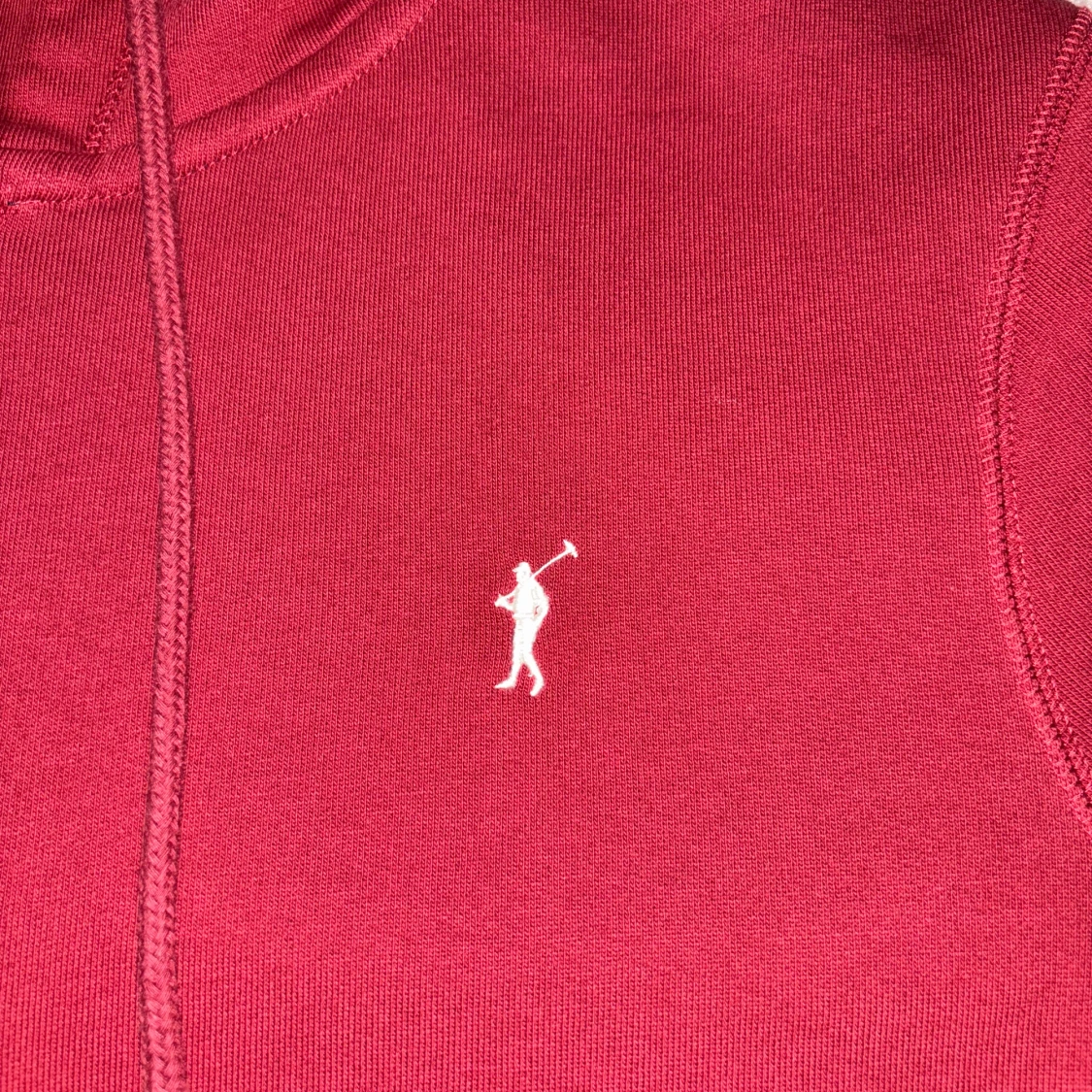 Mörkröd hoodie från Polo Club - 2