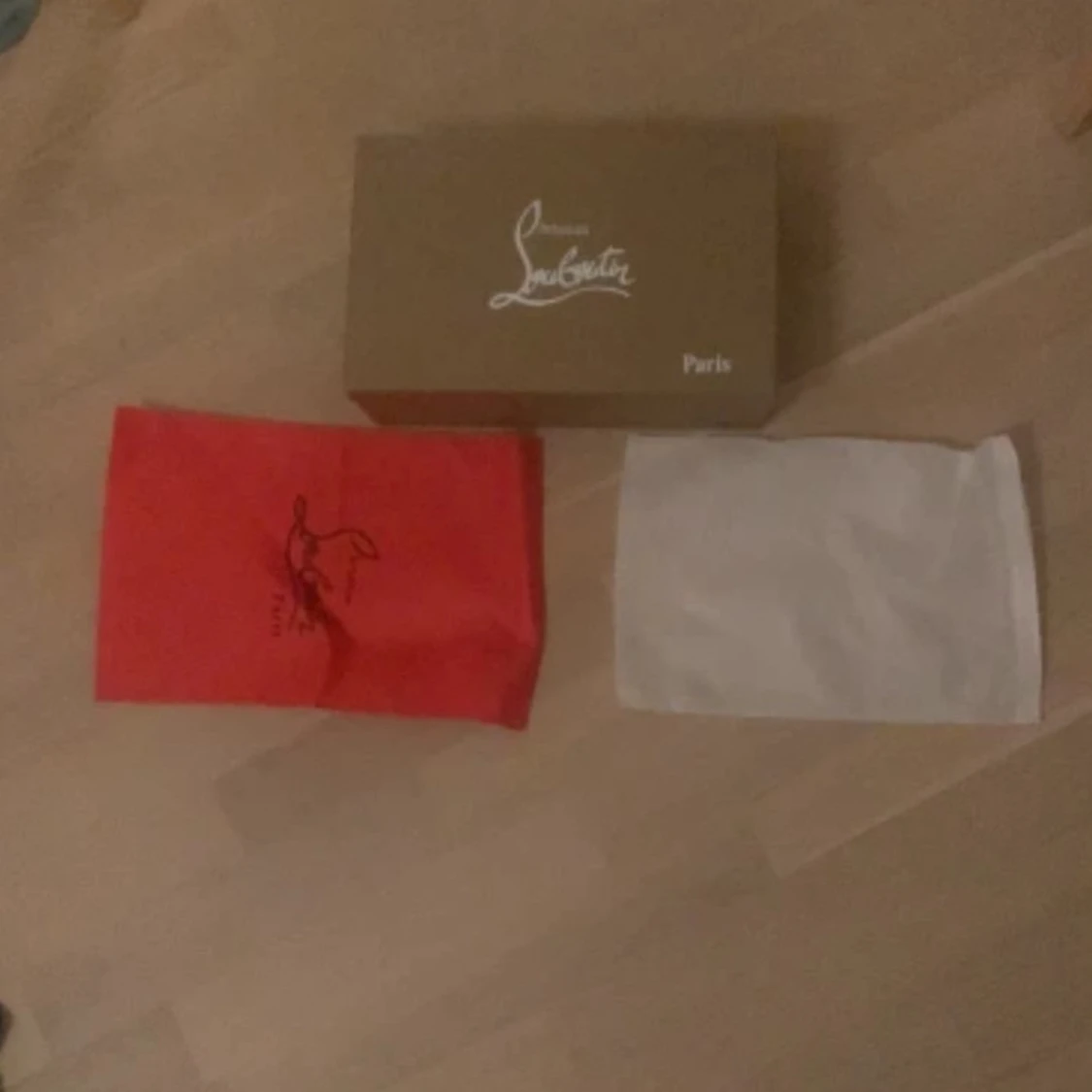 Christian Louboutin mörk blå sneakers - 1