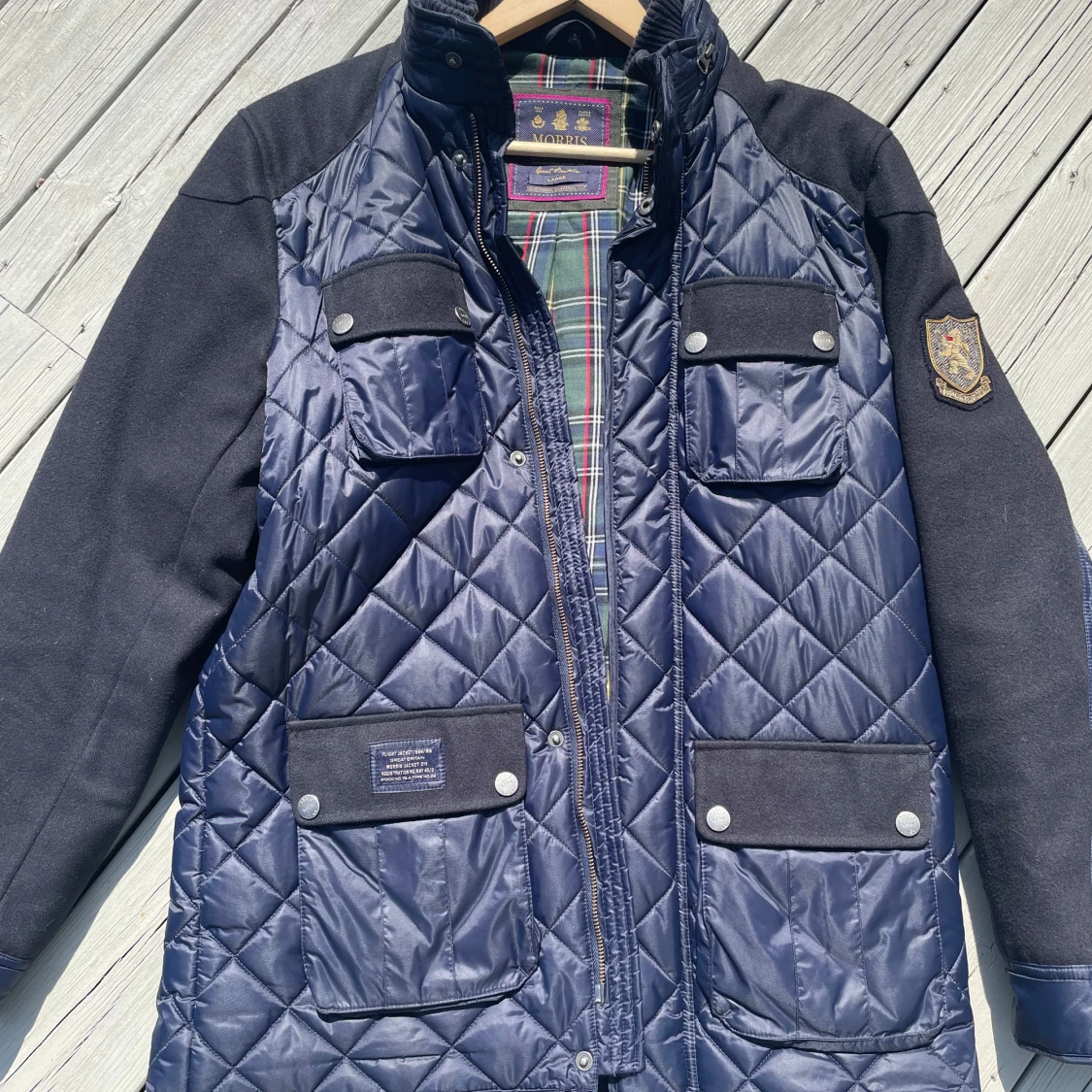 Morris Cardigan Jacka Blå - 1