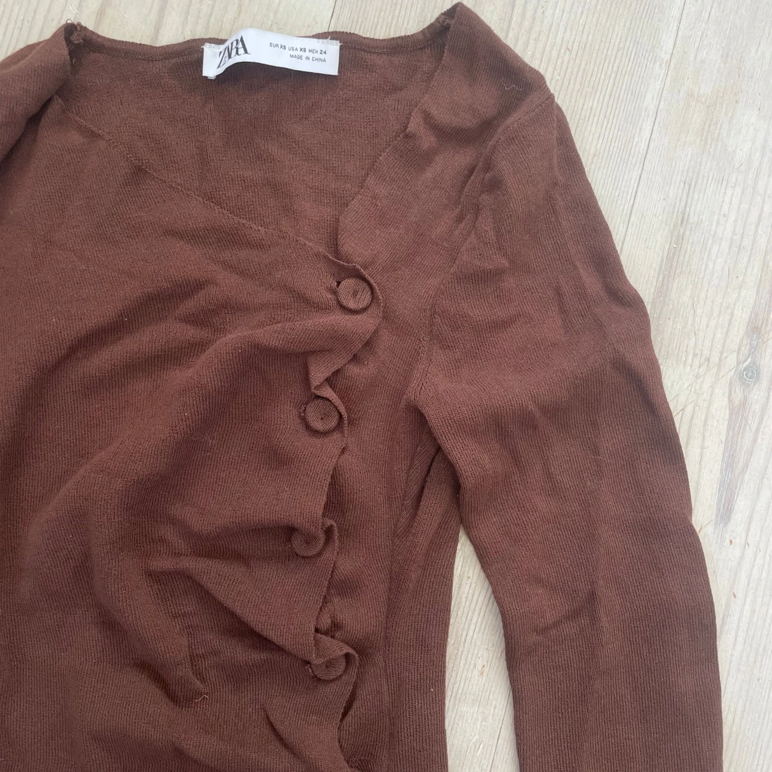 Topp Zara brun - 2