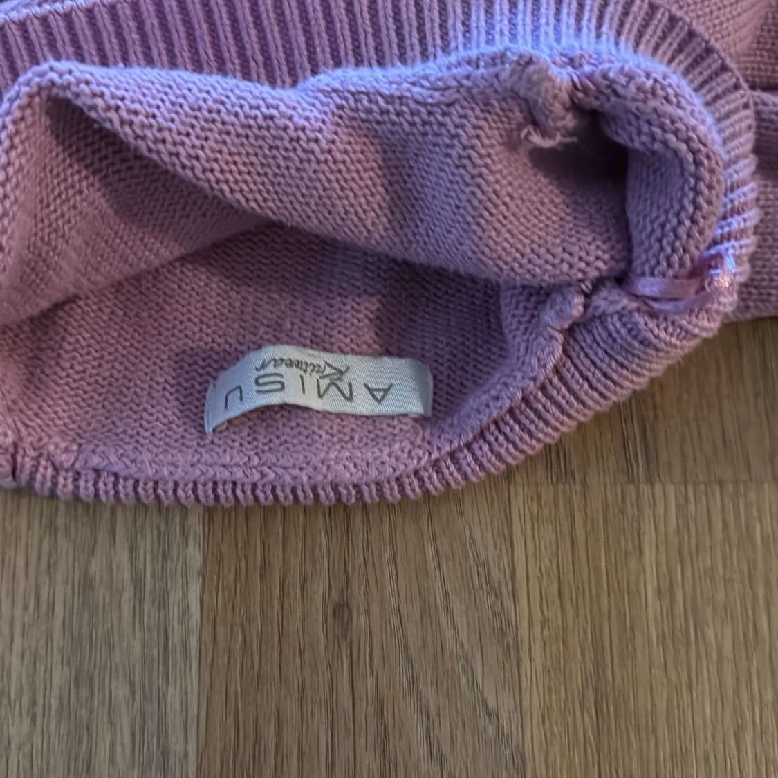 Ljusrosa stickad tröja från Amisu - 2