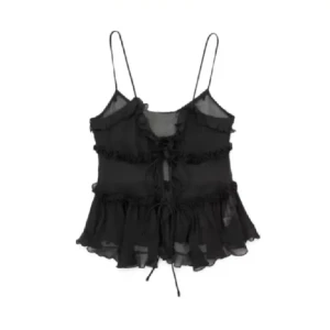 Svart blus - Eftertraktad söt blus från Zara som är helt oanvänd!!🙏 