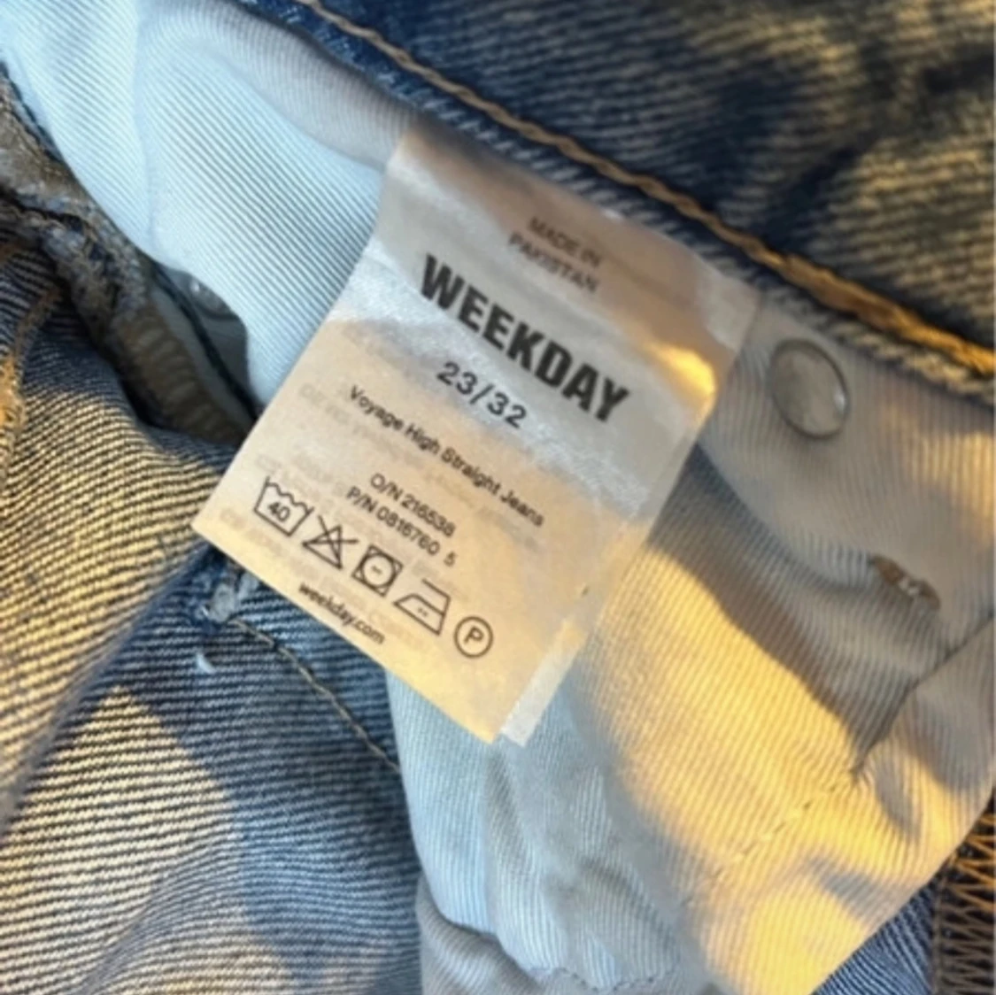 Blå jeans från Weekday - 2