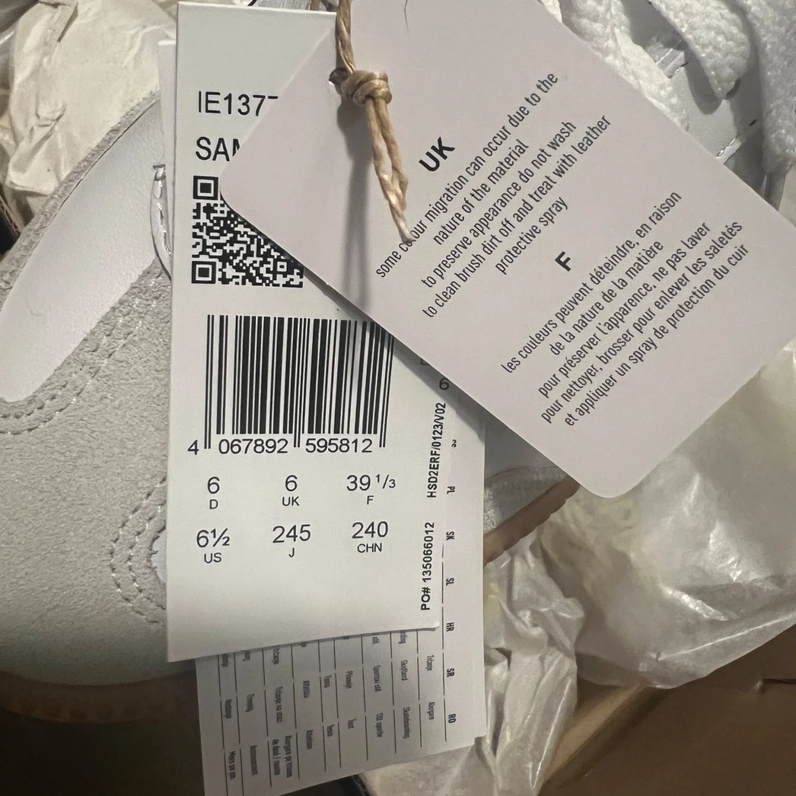 Adidas Samba i vitt och svart - 2