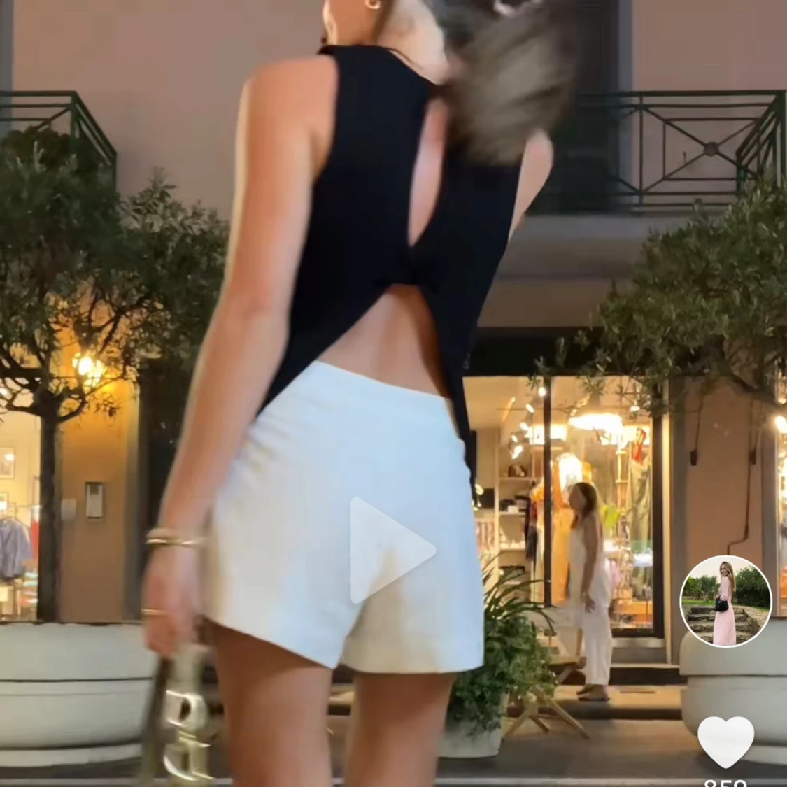 Svart linne från zara  - 4